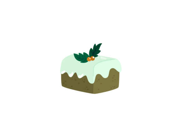 Download Christmas Illustration Brownies Cake - Brownies Collection